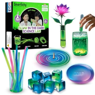 Smartivity Glow Magic Science Kit for Kids Ages 6-7-8-9-10-11-12 Years | 20 Amazing Science Experiments I Birthday Gifts for Boys & Girls | STEM Kit Toy for 6-12 Years Old - Image 1