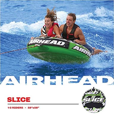 Airhead Slice, 1-2 Rider Towable Tube for Boating - Image 5
