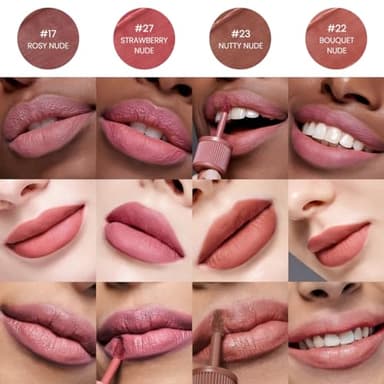 Peripera Ink the Velvet Lip Tint - High Pigment Color, Longwear, Weightless, Not Animal Tested, Gluten-Free, Paraben-Free (017 ROSY NUDE) - Image 5