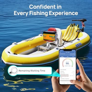 ECO-WORTHY 12V 150AH Bluetooth LiFePO4 Lithium Battery with Low Temperature Protection, Built-in 120A BMS, Perfect for Trolling Motor, Boat, RV, Camping, Home Energy Storage - Image 3