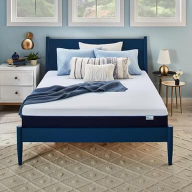 Sleep Innovations Marley 12 Inch Cooling Gel Memory Foam Mattress, Queen Size, Bed in a Box, Medium Firm Support - Image 1