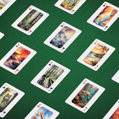 Underdog Games National Parks Themed Playing Cards | 52 Pieces of Stunning Custom Art | Unique Park for Every Card in The Deck - Image 5