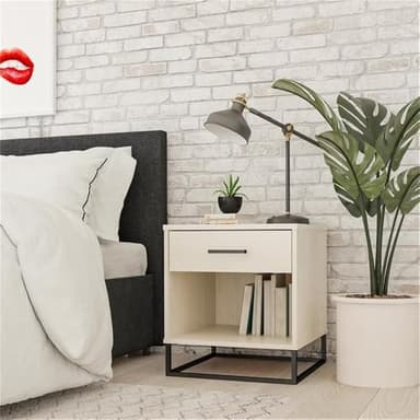 Novogratz Kelly Nightstand, Ivory Oak - Image 4