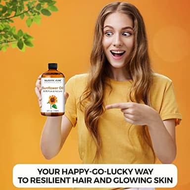 Majestic Pure Sunflower Essential Oil with Glass Dropper - Huge 4 Fl Oz - 100% Pure and Natural Black Pepper Oil - Premium Grade Essential Oils for Diffuser, Aromatherapy, Soap and Candle Making - Image 6