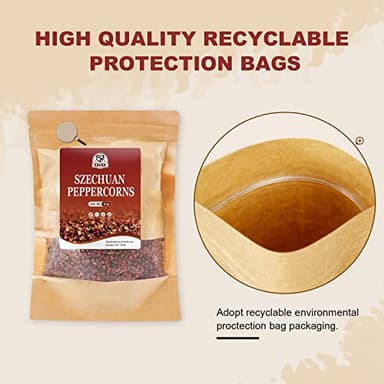52USA Sichuan Peppercorn, Szechuan Peppercorns(4OZ), Authentic Szechuan Red Peppercorn, Less Seeds, Strong Flavor, Whole Sichuan Red Peppercorns, Tingly Numbness, Key for Mapo Tofu and Sichuan Dishes - Image 6