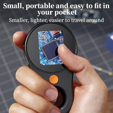 Crspexil Microscope, Digital Microscope,Holding Magnifying Glasses，2’’ IPS Eye-Protecting Screen,2 MP,4 Zoom Buttons,500x Magnification,8 LED Lights,Smaller and Lighter,Christmas,Birthday,Edu Gifts. - Image 6