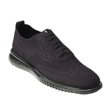 Cole Haan Men's 2.0 Zerogrand Stitchlite Oxford, Black/Black, 13 - Image 3