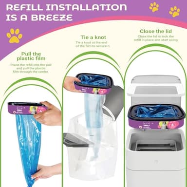 Premium Cat Litter Refill Bags |Jumbo 28FT 2-Pack | Lasts Up to 8 Months | 2 Cartridges for Superior Odor Control - Image 2