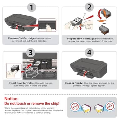 Ankink Compatible Ink Cartridge Replacement for Canon 260 261 260XL 261XL PG-260 CL-261 XL Cartridges for Cannon TR7020 TR7020a TR7022 TS6420 TS6400 TS5300 TS5320 TS6420a (Black and Tricolor,2-Pack) - Image 6