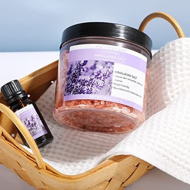 Spa Luxetique Epsom Salts for Soaking, 3.17lbs Bath Salts Gifts with Lavender, Rose, Chamomile Scent as Christmas Gifts for Woman, Spa Sets for Mom - Image 2