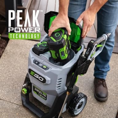 EGO POWER+ Electric Pressure Washer, 3200 PSI Power Washer, Includes (2) 56V 6.0Ah Batteries and Charger - HPW3204-2 - Image 3