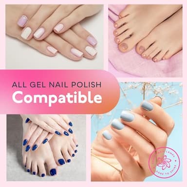 SUNUV UV LED Nail Lamp with 4 Timer Settings, 33 LEDs Nail Dryer Compatible with All Gel Polish, Auto Sensor Removable Base SUN2C Pink - Image 8