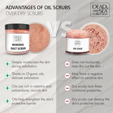 Dead Sea Collection Himalayan Salt Scrub – Exfoliating Body Scrub for Women – Moisturizing and Nourishing Skin – with Pure Oils and Dead Sea Minerals (23.28 Oz) - Image 5