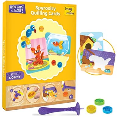 Imagimake 5 in 1 Awesome Craft Kit | Over 15 Projects - Creative DIY Arts & Crafts, Craft Kit for Kids | Gifts for 5 6 7 8 9 10 11 12 Years Old Girls & Boys | Arts and Crafts for Kids Ages 6-8 & 8-12 - Image 5