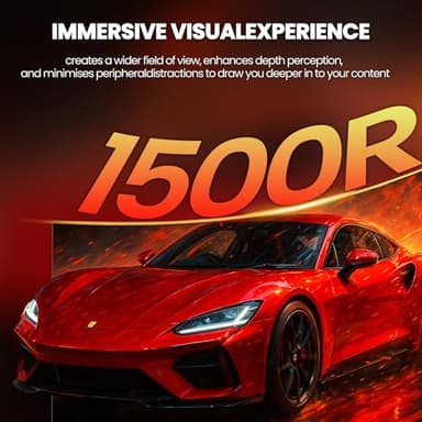 CRUA 32" Curved Gaming Monitor, 4k UHD(3840 * 2160P) VA Screen, 1500R, 144Hz/160Hz Computer Moniter, Supports AMD Freesync, 120% sRGB, Built-in Speakers, Wall Mountable Installs(HDMI 2.1/DP 1.4)-Black - Image 6