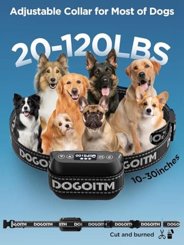 Wireless Dog Fence System, GPS Wireless Dog Collar with 3 Correction Mode, Pet Containment System with AI Smart Signal, Electric Dog Fence Collar for Outdoor Use - Image 5