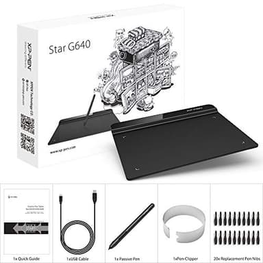 Drawing Tablet XPPen StarG640 Digital Graphic Tablet 6x4 Inch Art Tablet with Battery-Free Stylus Pen Tablet for Mac, Windows and Chromebook (Drawing/E-Learning/Remote-Working) - Image 10
