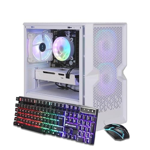 STGAubron Gaming PC Computer Desktop, Radeon RX 470 8G, Intel Core i7 up to 3.9GHz, 16GB RAM, 512GB SSD, 600M WiFi, BT 5.0, RGB Fan x3, Windows 11 Home - Image 1