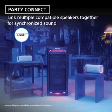 Sony ULT Field 3 Wireless Portable Bluetooth Speaker, IP67 Waterproof, Dustproof, Rustproof, and Shockproof with Enhanced Bass, 24 Hour Battery and Shoulder Strap (SRSULT30B), Black - Image 5