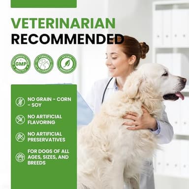 Probiotics for Dogs - Dog Probiotics with 5 Enzymes & 4 Prebiotics for Itchy Skin, Pet Probiotics lab for Digestion & Gut Support, Helps Diarrhea, Yeast Infection, Allergies & Immune System -180 Chews - Image 6