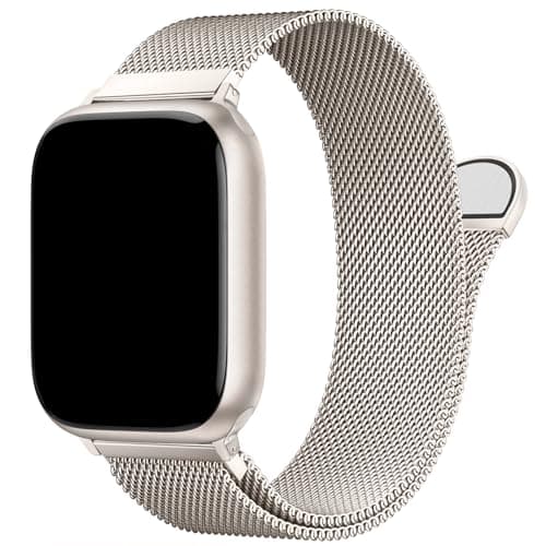 Stainless Steel Milanese Loop Compatible with Apple Watch Bands 38mm 40mm 41mm 42mm 44mm 45mm 49mm 46mm men and women, Magnetic Clasp Replacement for iWatch Ultra Series 11 10 9 8 7 SE 6 5 4 3 2 1 - Image 1
