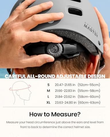 OutdoorMaster MIPS Skateboard Cycling Helmet for Adults - Lightweight, Ventilated Multi-Sport Helmet with Two Removable Liners for Scooter, Roller Skating, Inline Skating - Image 6