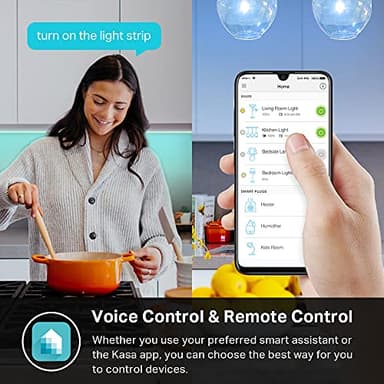 Kasa Smart LED Light Strip, 16.4ft WiFi LED Strip Works with Alexa, Google Home, SmartThings, High Brightness with 16 Million Colors, RGB, Grouping, Adjustable Length, Up to 25,000 Hours (KL400L5) - Image 6