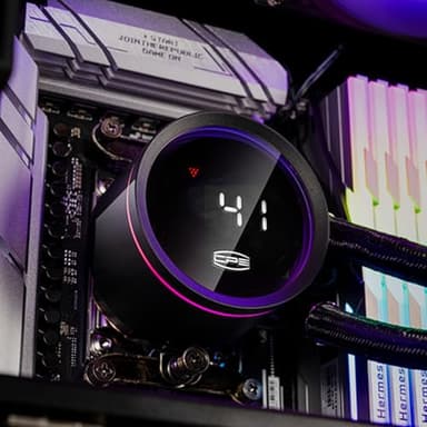 PCCOOLER CPU Cooler ARGB Liquid Freezer with LCD Digital Display, 360mm Radiator, 3 Silent ARGB PWM Fans, Compatible with Intel LGA 20XX/1851/1700/1200/115X & AMD AM5/AM4(DA360 PRO Digital) - Image 5