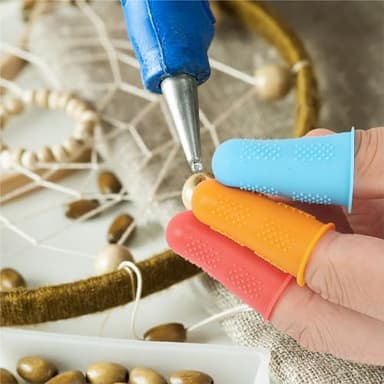 Mr. Pen- Hot Glue Gun Finger Protectors, 24 pcs, Silicone Thimble Finger Guard for Hot Glue - Image 6