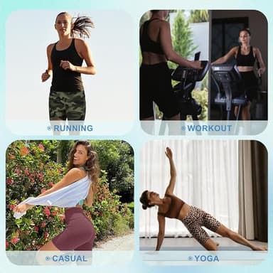 TNNZEET Biker Shorts Women - 8"/5"/3" High Waisted Tummy Control Workout Gym Spandex Booty Yoga Volleyball Shorts - Image 4