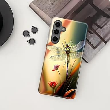 Compatible with Samsung Galaxy S24 FE 5G Case,Case for Samsung Galaxy S24 FE Double-Layer Full Body Drop Protection,Cute Colorful Butterfly and Flower - Image 6