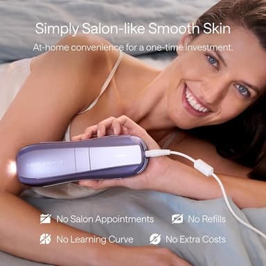 Ulike Air 10 IPL Hair Removal Device Set, Laser Hair Removal for Women and Men, Featured With Dual-Light, SkinSensor, SHR Mode*, 65°F Ice-cooling For Nearly Painless Hair Removal, Gift for Smooth Skin - Image 6