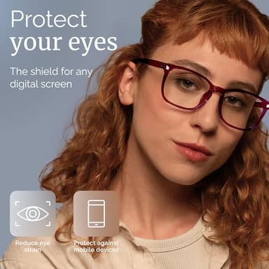 livho High Tech Blue Light Glasses - Advanced up to 99% Blue Light Blocking Computer Glasses - Screen Fatigue & UV Protection - Image 2