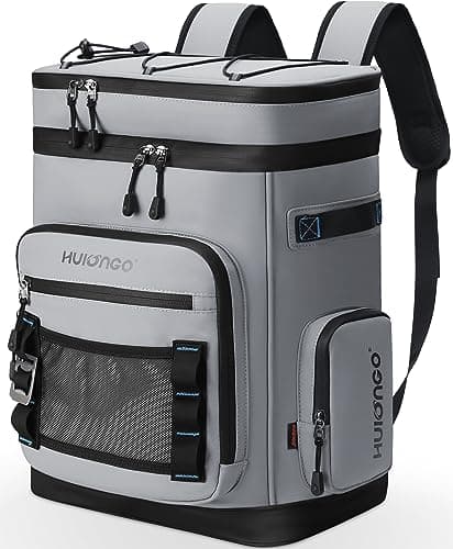 Hulongo Large Waterproof Insulated Cooler Backpack for Men & Women, Leak Proof Cooler Backpack for Camping, Beach, Fishing, Picnic, Travel, Outdoor, 30L, 48Cans - Image 1