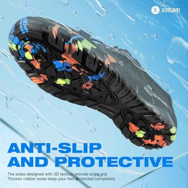 SIMARI Water Shoes for Women Men - Barefoot Quick-Dry Aqua Socks | Lightweight Swim Shoes for Surfing, Swimming, Beach Sports, Kayaking, Diving | Non-Slip Design - Image 2