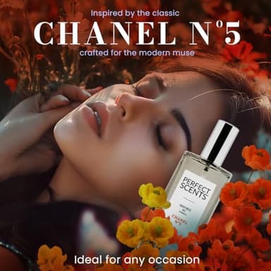 Perfect Scents Fragrances, Inspired by Chanel’s No. 5, Women’s Eau de Toilette, CLEAN, Vegan, Paraben-Free, Phthalate-Free, Never Tested on Animals, 3.4 Fluid Ounces - Image 4