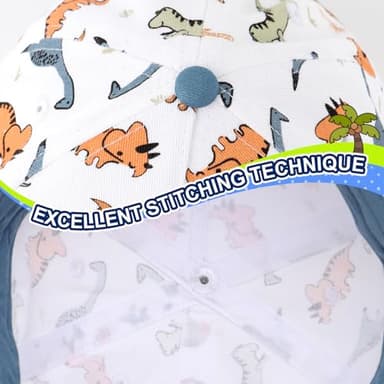 Duoyeree Toddler Baby Baseball hat Infant Baseball Cap Soft Cotton Snapback hat Boys(0-3M) - Image 4