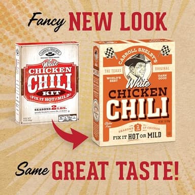 Carroll Shelby's Original Texas Brand White Chicken Chili Kit 3oz Box (Pack of 8) - Image 4