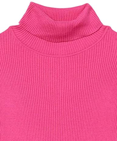 Amazon Essentials Women's Slim-Fit Lightweight Long-Sleeve Turtleneck Sweater, Bright Pink, Medium - Image 6