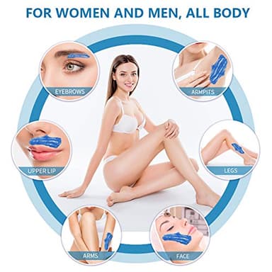 Bestidy Hard Wax Beads for Hair Removal - 1000g Waxing Beans for All Body and Bikini Areas (Blue) - Image 2
