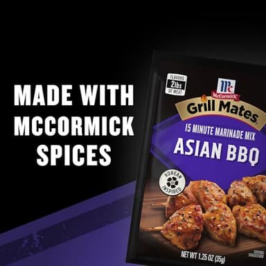 McCormick Grill Mates Marinade Mix, Asian BBQ, Korean-Inspired, 15 Minute Marinade for Chicken, Steak, and More, 1.25 oz (Pack of 12) - Image 20