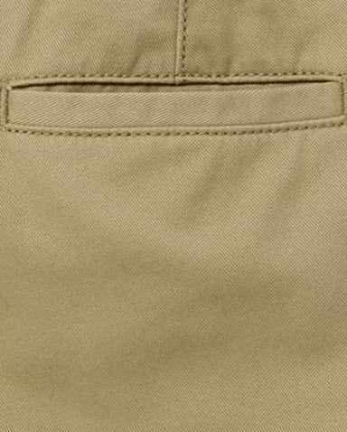 The Children's Place Baby Boys and Toddler Stretch Chino Pants, Flax 2 Pack, 18-24 Months US - Image 4