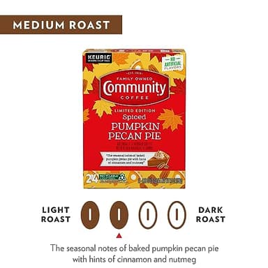 Community Coffee Spiced Pumpkin Pecan Pie Flavored Coffee Pods, 10 count, Medium Roast Compatible with Keurig 2.0 K-Cup Brewers (10 pods) - Image 7