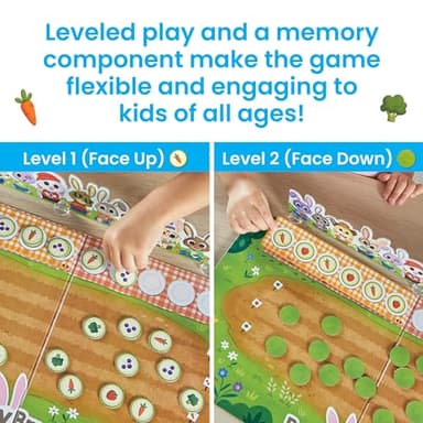 hand2mind Bunny Brunch, Cooperative Board Games, Toddler Educational Toys, Kindergarten Math Games, Preschool Learning Activities, Indoor Recess Games for Classroom, Easter Gifts for Kids - Image 7