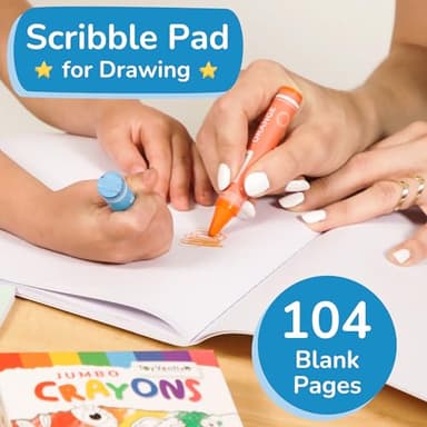 TOYVENTIVE Toddler Coloring Books & Crayons, Toys & Birthday Gifts for 1+,2,3,4 Years Old Girls, Toddlers & Preschoolers Ages One,Two,Three,Four year olds - Image 6