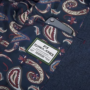 Mens Casual Sport Coats Two Button Suit Jacket with Pockets Lightweight Sport Coat Blazer Navy - Image 3