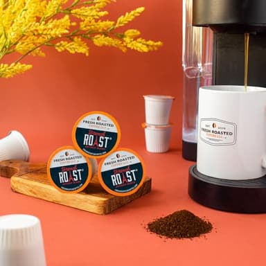Fresh Roasted Coffee, French Roast, Dark, 96 Pods for K Cup Brewers - Image 6
