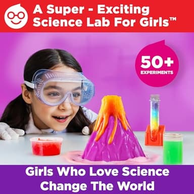 Doctor Jupiter Girls' Science Kit, Chemistry Set for Kids Ages 8-10-12-14 | Birthday Gift Ideas for 8,9,10+ Year Old Girls | STEM Toy Kit with 50+ Experiments | Learning & Educational Projects - Image 2