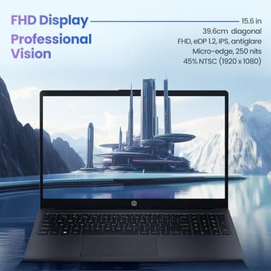 HP 255 G10 15.6 FHD Business Laptop 2025 Updated, AMD Ryzen 5 7530U (Beats i7-1165G7),32GB RAM - 1TB PCIe SSD, Webcam, Windows 11 Pro, Office Pro Permanent with LTP Accessories - Image 5