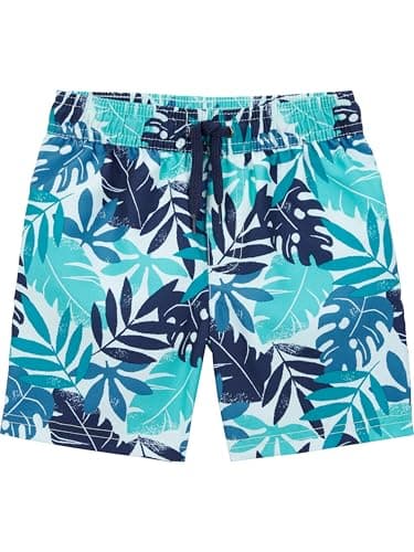 Simple Joys by Carter's Baby and Toddler Boys' 2-Piece Swimsuit Trunk and Rashguard - Image 2
